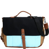 Tri-Color Messenger bag with Laptop Compartment