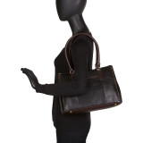 Classic Whipstich Vintage Leather Shopper