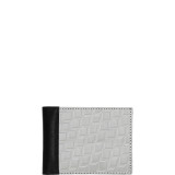 RFID Slimline Billfold W/ Coin Pouch, 3D Box Texture