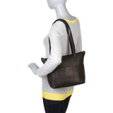 Top Zip Shopping Tote