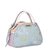 Selina Floral Pastel Bowler Bag