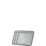 RFID Blocking 3 Slot Stainless Steel Wallet w/ID - Leather Accent