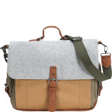 Tri-Color Messenger bag with Laptop Compartment