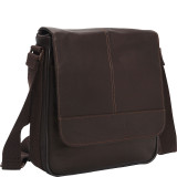 Colombian Leather Single Compartment Flapover Tablet Case / Day Bag