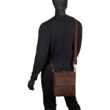 Cowhide Leather Messenger Slim Sling Style