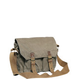 Washed Canvas Messenger Bag