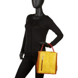 Classic Convertible Handbag - Embossed