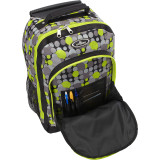 Patterned Wheeled Backpack