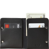 Unstitched Leather Twofold Wallet