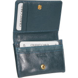 Distressed Leather Credit Card Case