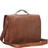 Wide Laptop Messenger and Brief Bag