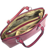 Buffalo Faux Leather Zip-Around Handbag
