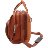Out Of The Bag - Colombian Leather Expandable Computer Case
