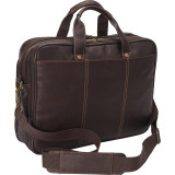 Colombian Leather Double Compartment Laptop Bag