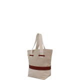 Jute and Canvas Tote