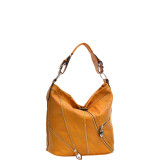Zipper Front Hobo