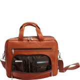 Out Of The Bag - Colombian Leather Expandable Computer Case