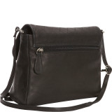 Diamond Stitch Half Flap Crossbody