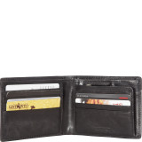 Men’s Classic Wallet with Zippered Coin Pocket