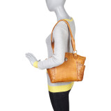 Harvest Moon Zip-Top Bucket Tote