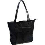 Soft Vachetta Leather Top Zip Tote