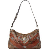 Desert Wildflower Zip top Shoulder Bag