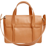 Beatrix Leather Flap Satchel