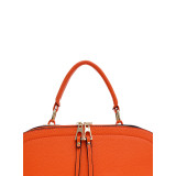 Buffalo Faux Leather Dome Satchel