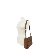 Grainy Pebble Studded Crossbody