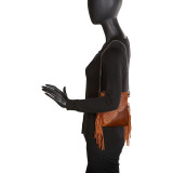 100% Leather Crossbody with Genuine Hair