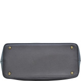 Patent Faux Leather Trim Tote