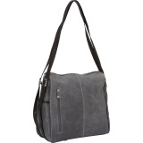 Top-Zip Shoulder Bag