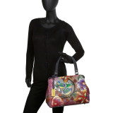 Triple Compartment Large Satchel