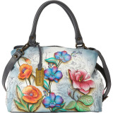 Triple Compartment Large Satchel