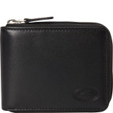 RFID Secure Mens Zippered Wallet