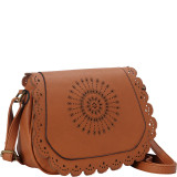 Laser Cut Flap Cross Body