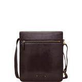 Aiden Medium Leather Messenger Crossbody Bag