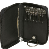 Eight Hook Zip Key Case with Valet