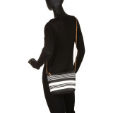 Paper Straw Multi Stripe Crossbody