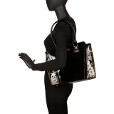 Women's Banny Metallic Tote Bag