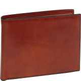 Old Leather Credit Wallet with ID Passcase