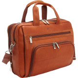 Out Of The Bag - Colombian Leather Expandable Computer Case