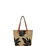 Linen Applique Tote