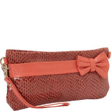 Sophie Mini Pouch with Bow Accent