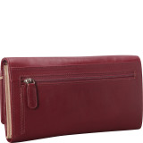 RFID Secure Gemma Trifold Clutch Wallet