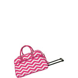 Chevron 21" Rolling Duffel Bag