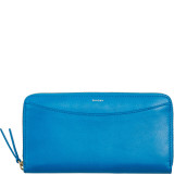 Continental Leather Zip Wallet