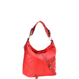 Zipper Front Hobo