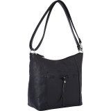 Smooth Leather Convertible Hobo