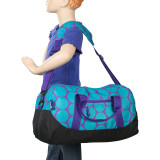 Big Dots Aqua Duffel Bag